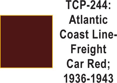 Tru Color TCP-244 Atlantic Coast Line 1935-50’s Freight Car Red 1 ounce - House of Trains