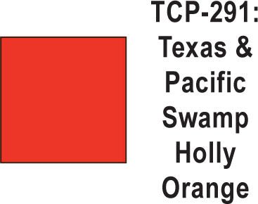 Tru Color TCP-291 Texas and Pacific Swamp Holly Orange 1 ounce - House of Trains