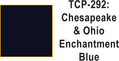 Tru Color TCP-292 Chesapeake and Ohio Enchantment Blue 1 ounce - House of Trains