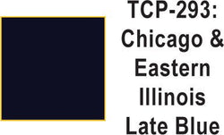 Tru Color TCP-293 Chicago and Eastern Illinois Late Blue 1 ounce - House of Trains