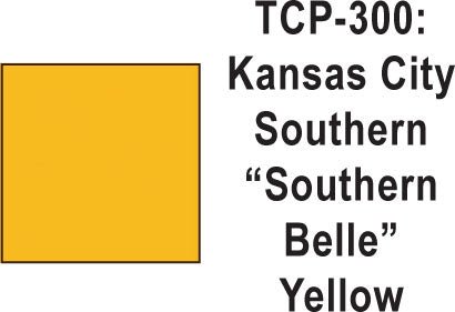 Tru Color TCP-300 Kansas City Southern Southern Belle Yellow 1 ounce - House of Trains