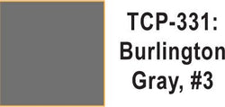 Tru Color TCP-331 Burlington Gray 3, Paint 1 ounce - House of Trains
