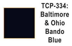 Tru Color TCP-334 Baltimore and Ohio, Bando Blue, Paint 1 ounce - House of Trains