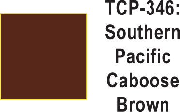 Tru Color TCP-346 Southern Pacific Caboose Brown, Paint 1 ounce - House of Trains
