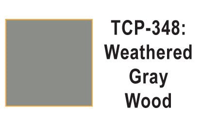 Tru Color TCP-348 Weathered Wood, Gray, Paint 1 ounce - House of Trains
