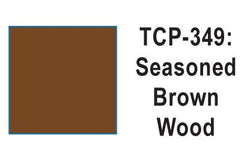 Tru Color TCP-349 Seasoned Wood, Brown, Paint 1 ounce - House of Trains
