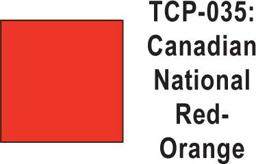 Tru Color TCP-35 Canadian National Red-Orange Paint 1 ounce - House of Trains