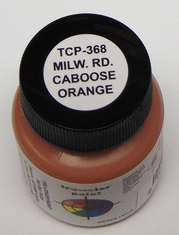 Tru Color TCP-368 Milwaukee Road, MILW, Caboose Orange Paint 1 ounce - House of Trains