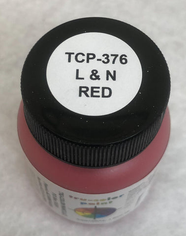 Tru Color TCP-376 Louisville and Nashville, Red, Paint 1 ounce - House of Trains
