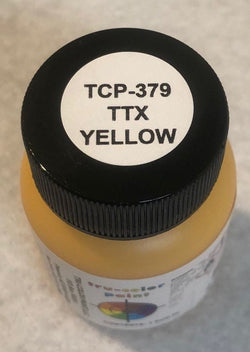 Tru Color TCP-379 TTX Leasing, Yellow, Paint 1 ounce - House of Trains