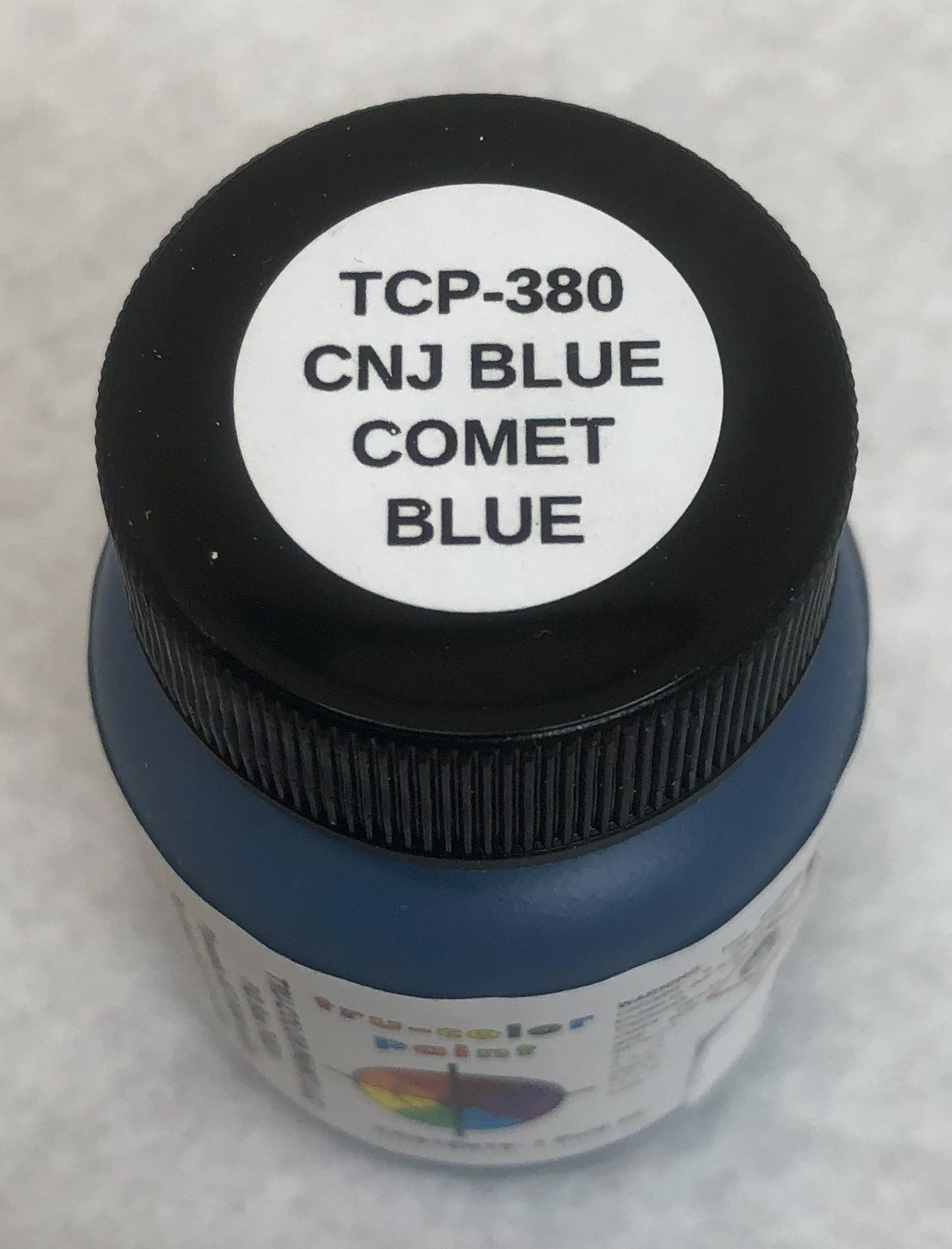 Tru Color TCP-380 Central of New Jersey, Blue Comet, Blue, Paint 1 ounce - House of Trains