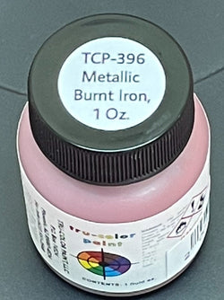 Tru Color TCP-396 Metallic, Burnt Iron Paint 1 ounce - House of Trains