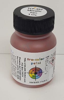 Tru Color TCP-397 Metallic, Iron Paint 1 ounce - House of Trains