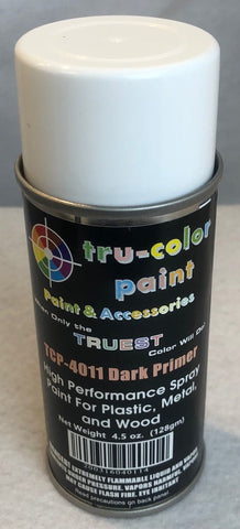 Tru Color TCP-4011 Dark Primer, Spray Can, 4.5 ounce, Plastic, Metal and Wood - House of Trains