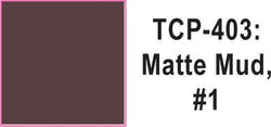 Tru Color TCP-403 Matte Mud 1, Paint 1 ounce - House of Trains