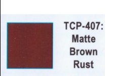 Tru Color TCP-407 Matte Brown Rust, Paint 1 ounce - House of Trains