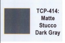 Tru Color TCP-414 Matte Dark Grey Stucco, Paint 1 ounce - House of Trains