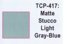 Tru Color TCP-417 Matte Light Grey-Blue Stucco, Paint 1 ounce - House of Trains