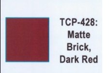 Tru Color TCP-428 Matte Dark Red Brick, Paint 1 ounce - House of Trains