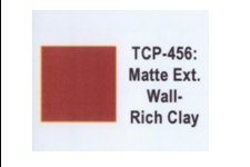 Tru Color TCP-456 Matte Rich Clay, Structure Exterior Wall, Paint 1 ounce, - House of Trains