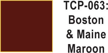 Tru Color TCP-63 Boston and Maine Maroon Paint 1 ounce - House of Trains