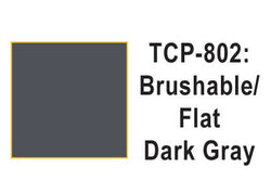 Tru Color TCP-802 Flat Dark Gray Paint 1 Fluid Ounce - House of Trains