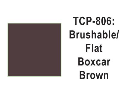 Tru Color TCP-806 Flat Brown Paint 1 Fluid Ounce - House of Trains