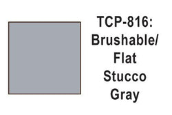 Tru Color TCP-816 Flat Stucco Gray Paint 1 Fluid Ounce - House of Trains