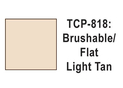 Tru Color TCP-818 Flat Light Tan Paint 1 Fluid Ounce - House of Trains