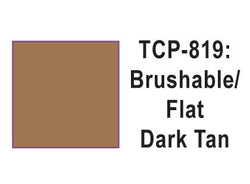 Tru Color TCP-819 Flat Dark Tan Paint 1 Fluid Ounce - House of Trains