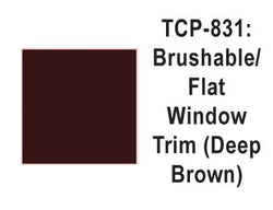 Tru Color TCP-831 Flat Deep Brown Paint 1 Fluid Ounce - House of Trains