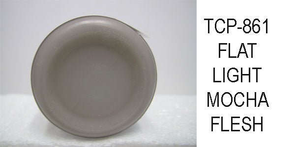Tru Color TCP-861 Flat, Brushable Light Mocha Flesh Paint 1 Fluid Ounce - House of Trains