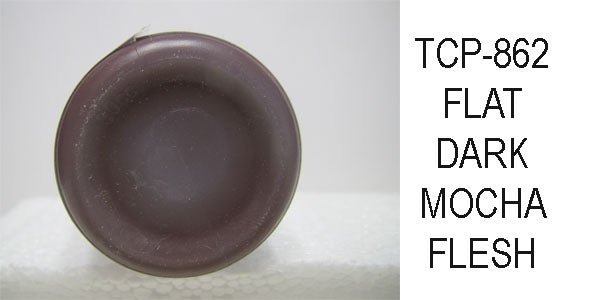 Tru Color TCP-862 Flat, Brushable Dark Mocha Flesh Paint 1 Fluid Ounce - House of Trains