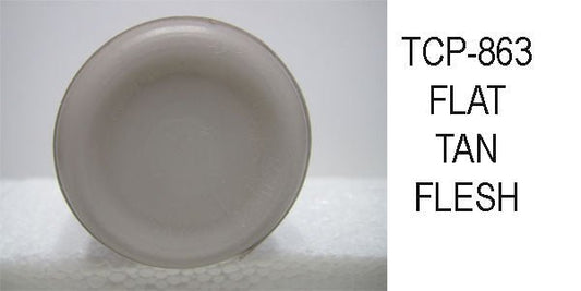 Tru Color TCP-863 Flat, Brushable Tan Flesh Paint 1 Fluid Ounce - House of Trains