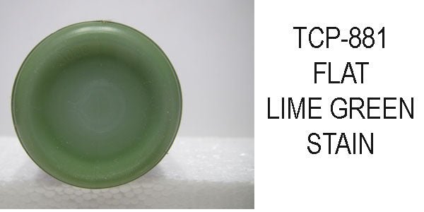 Tru Color TCP-881 Flat, Brushable Lime Green Stain Paint 1 Fluid Ounce - House of Trains