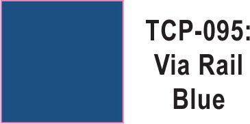 Tru Color TCP-95 VIA Rail Blue Paint 1 ounce - House of Trains