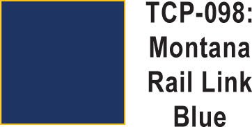 Tru Color TCP-98 Montana Rail Link Blue Paint 1 ounce - House of Trains