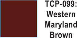 Tru Color TCP-99 Western Maryland Brown Paint 1 ounce - House of Trains