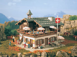 Vollmer 3706 HO Restaurant "Bergrestaurant", (215 pieces, 5 Colors) - House of Trains