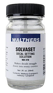 Walthers 904-470 Solvaset Decal Setting Solution 2 fluid ounces - House of Trains