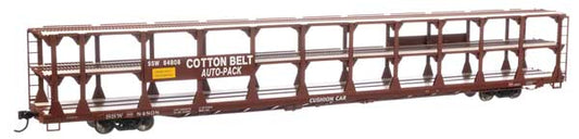 Walthers 910-8224 HO, 89' Tri-Level Open Auto Rack, SSW, 84808 - House of Trains