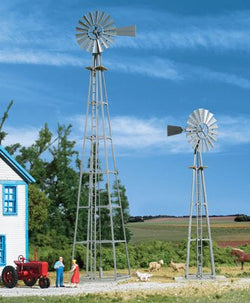 Walthers 933-3198 HO, Van Dyke Windmill, Molded in Grey Plastic - House of Trains