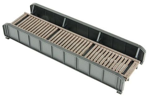 Walthers 933-4501 HO 50' Single-Track Through Girder Bridge (Dark Gray) - House of Trains