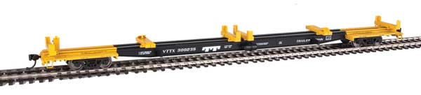 Walthers Mainline 910-5507 HO, 85' General American G85 Flatcar, Trailer Train, VTTX, 300235 - House of Trains