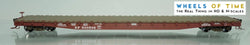 Wheels of Time 40132 HO, GBEC F-70-43 62' Flat Car, Original Paint, Southern Pacific, 580505 - House of Trains