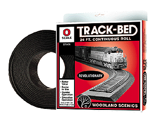Woodland Scenics 1476 O, Track-Bed Roll, Foam, 24' 7.31m - House of Trains
