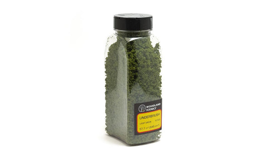 Woodland Scenics 1635, 57.7ci, 945cm3, Underbrush, Shaker, Light Green - House of Trains