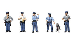 Woodland Scenics 1822 HO Policemen (6 Pieces) - House of Trains