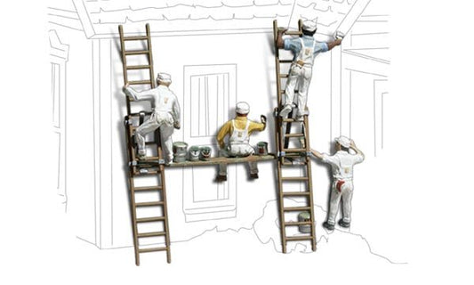 Woodland Scenics 1890 HO Painters (14 Pieces) - House of Trains