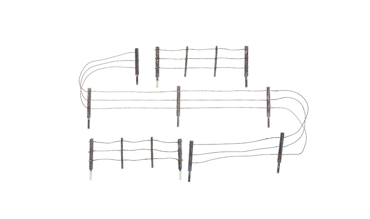 Woodland Scenics 2980 HO, Barbed Wire Fence, 26.5 inches - House of Trains